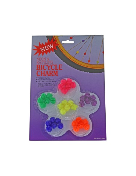 Spoke Beads 207 36/pc Mix Color. (Pack 36/pc)